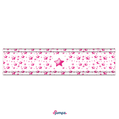 Hindernisdoek Pink Stars - Djumpz